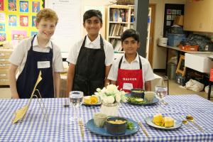 Winning Junior Team in Rotary Young Chef competition 2025
